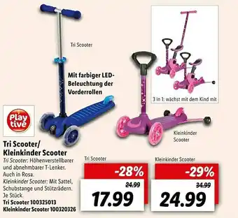 Lidl Play Tive Tri Scooter Oder Kleinkinder Scooter Angebot