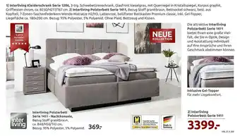 Möbel Wanninger Interliving Polsterbett Serie 1411-nachtkonsole Angebot