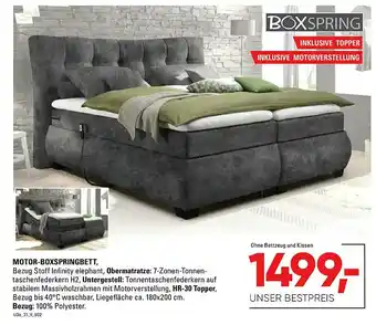 Möbel Wanninger Motor-boxspringbett Angebot