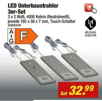 Poco Led Unterbaustrahler 3er Set Angebot