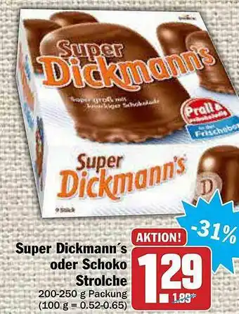 AEZ Super Dickmann's Oder Schoko Strolche Angebot