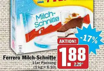 AEZ Ferrero Milch-schnitte Angebot