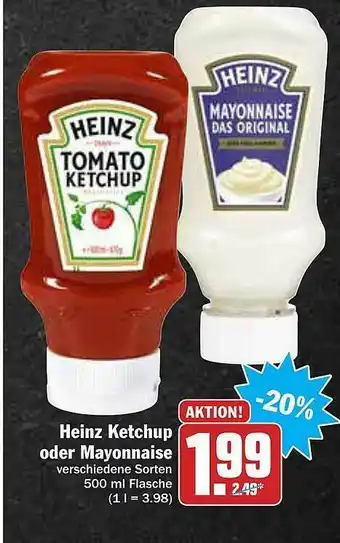 AEZ Heinz Ketchup Oder Mayonnaise Angebot