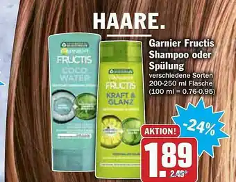 AEZ Garnier Fructis Shampoo Oder Spülung Angebot