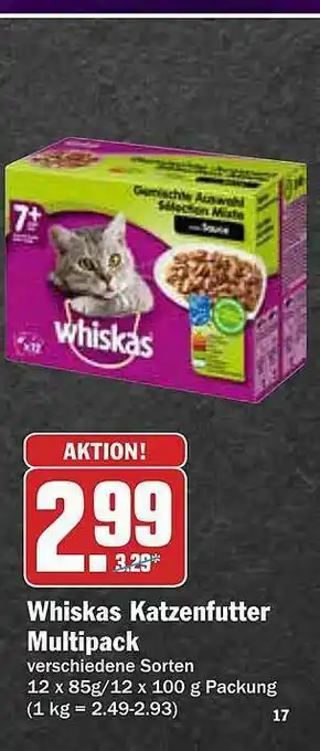 AEZ Whiskas Katzenfutter Multipack Angebot