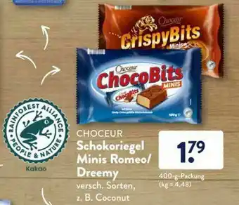 Aldi Süd Choceur Schokoriegel Mini Romeo Oder Dreemy Angebot