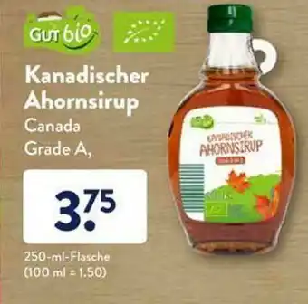 Aldi Süd Gut Bio Kanadischer Ahornsirup Angebot