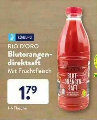 Aldi Süd Rio D'oro Blutorangen- Direktsaft Mit Fruchtfleisch Angebot