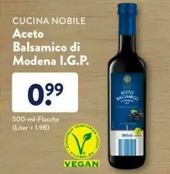 Aldi Süd Cucina Nobile Aceto Balsamico Di Modena I.g.p. Vegan Angebot