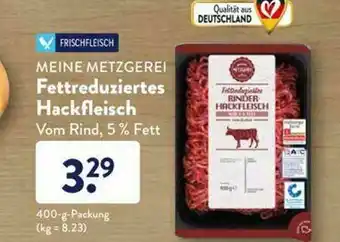 Aldi Süd Meine Metzgerei Fettreduziertes Hackfleisch Vom Rind 5% Fett Angebot