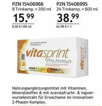 Aliva Vitasprint Pro Immun Angebot