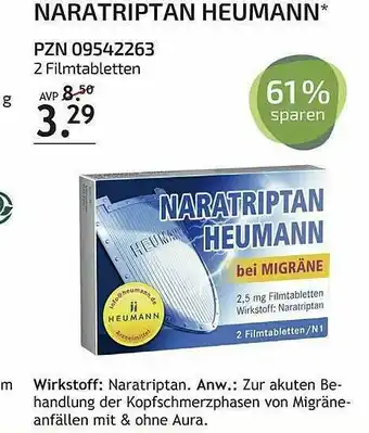 Aliva Naratriptan Heumann Angebot