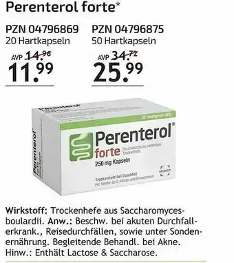 Aliva Perenterol Forte Angebot