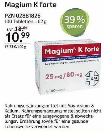 Aliva Magium K Forte Angebot