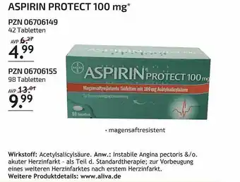 Aliva Aspirin Protect 100 Mg Angebot