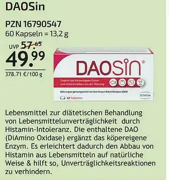 Aliva Daosin Angebot