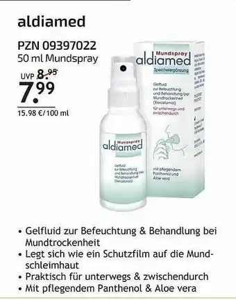 Aliva Aldiamed Angebot