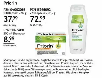 Aliva Priorin Angebot