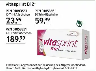 Aliva Vitasprint B12 Angebot