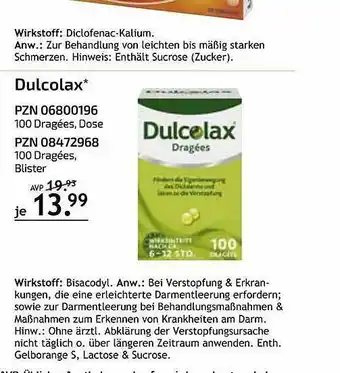 Aliva Dulcolax Angebot