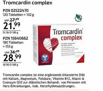 Aliva Tromcardin Complex Angebot