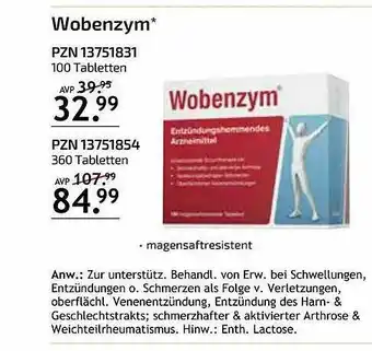 Aliva Wobenzym Angebot