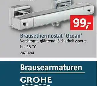 Bauhaus Brausethermostat 'ocean' Angebot