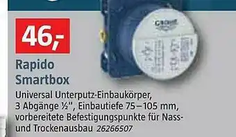 Bauhaus Rapido Smartbox Angebot