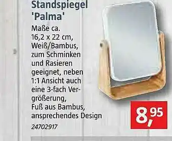 Bauhaus Standspiegel 'palma' Angebot