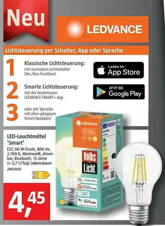 Bauhaus Led-leuchtmittel 'smart' Angebot