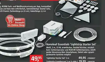 Bauhaus Nanoleaf Essentials 'lightstrip Starter Set' Angebot