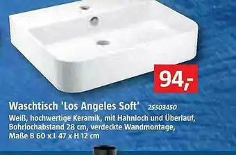 Bauhaus Waschtisch 'los Angeles Soft' Angebot