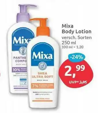 Budni Mixa Body Lotion Angebot