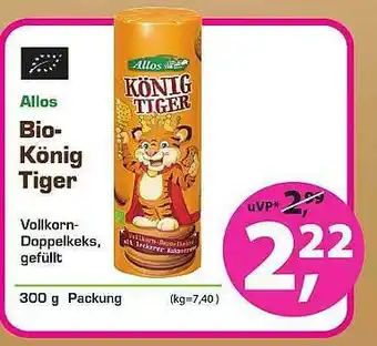 Erdi Biomarkt Allos Bio-könig Tiger Angebot