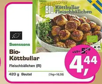 Erdi Biomarkt Svenssons Bio-köttbullar Angebot