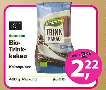 Erdi Biomarkt Dennree Bio-trinkkakao Angebot