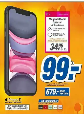 Expert Iphone 11 Angebot