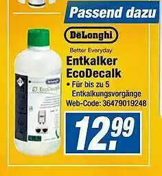 Expert Delonghi Entkalker Eco Decalk Angebot