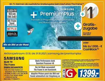 Expert Samsung Qled Tv The Fframe Gq65ls03aauxzg Angebot