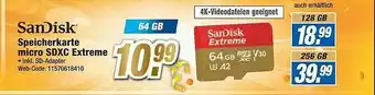 Expert Sandisk Speicherkarte Micro Sdxc Extreme Angebot