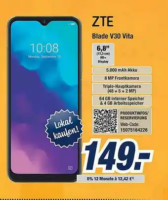 Expert Bening Zte Blade V30 Vita Angebot