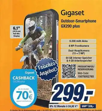 Expert Bening Gigaset Outdoor-smartphone Gx290 Plus Angebot