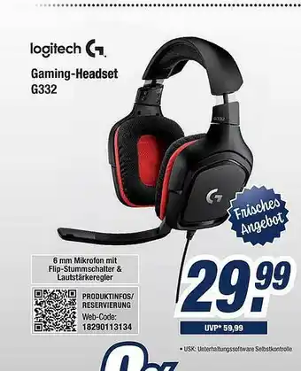 Expert Bening Logitech Gaming-headset G330 Angebot