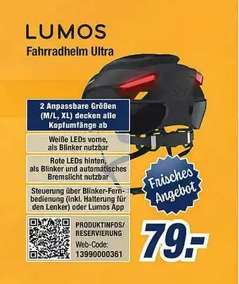 Expert Bening Lumos Fahrradhelm Ultra Angebot