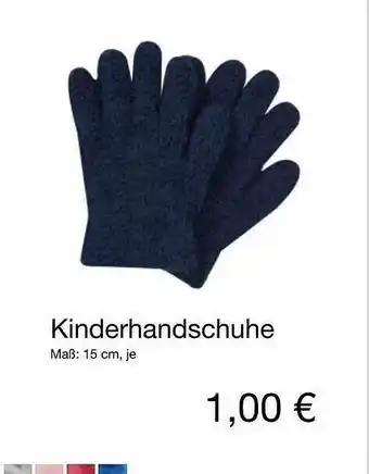 KiK Kinderhandschuhe Angebot