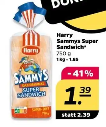 NETTO Harry Sammys Super Sandwich 750 g Angebot