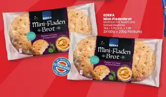 Edeka EDEKA Mini-Fladenbrot bestreut mit Sesam und Schwarzkümmel 200 g Angebot