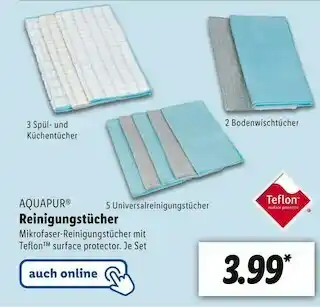 Lidl Aquapur reinigungstücher Angebot