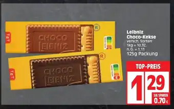 Edeka Leibniz Choco-Kekse versch. Sorten 125g Packung Angebot