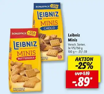 Lidl Leibniz minis kekse Angebot